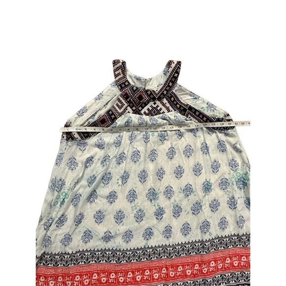 Umgee USA Swing Tank Tunic Brocade Neck And Straps Women's small - Picture 7 of 10